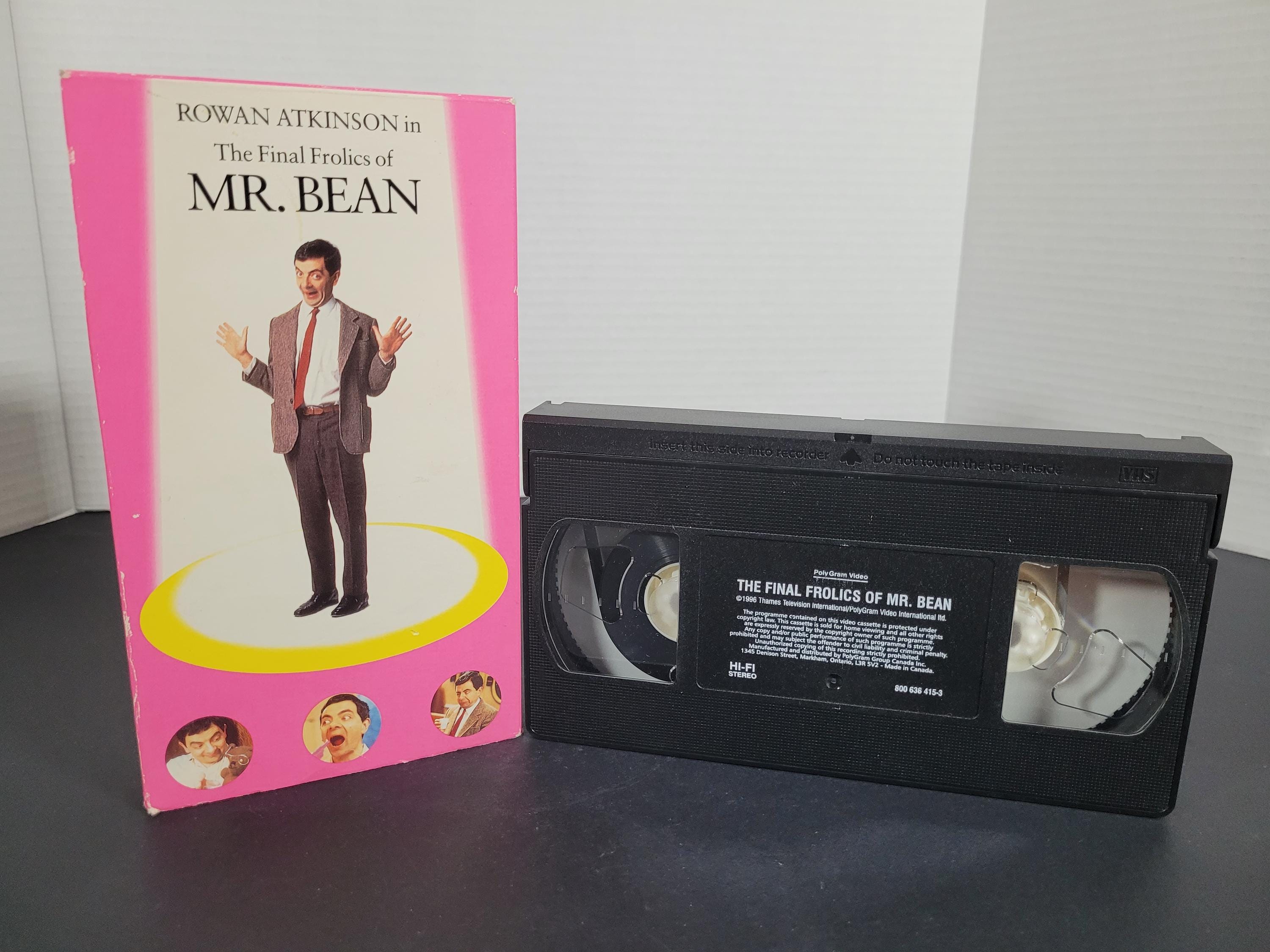 ヴィンテージ 1993 「ミスタービーンの最後の戯れ」 VHS テープ