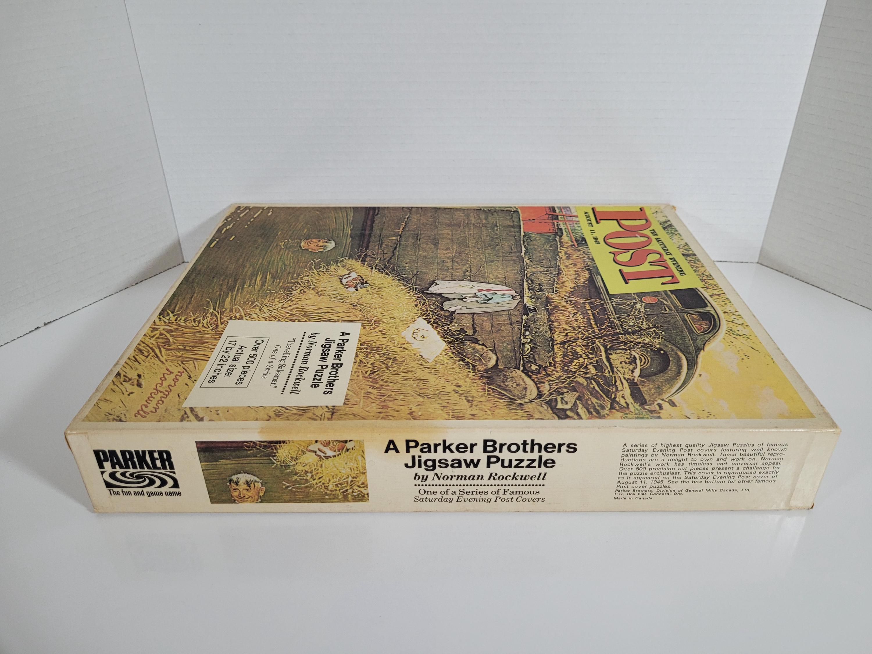 Vintage Norman Rockwell Saturday Evening Post Jigsaw Puzzle