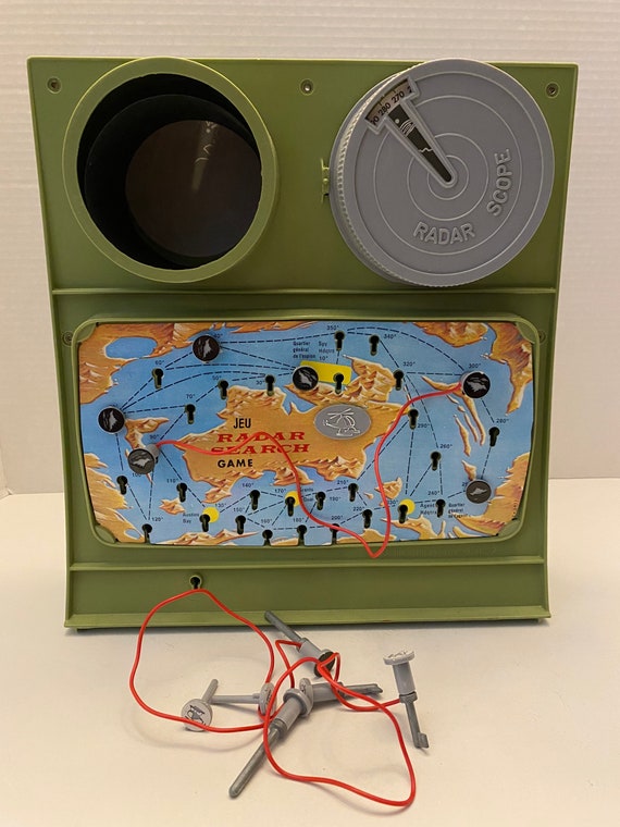 Radar Search Game Electronic High Sea Espionage Complete Vintage 1969 Ideal 