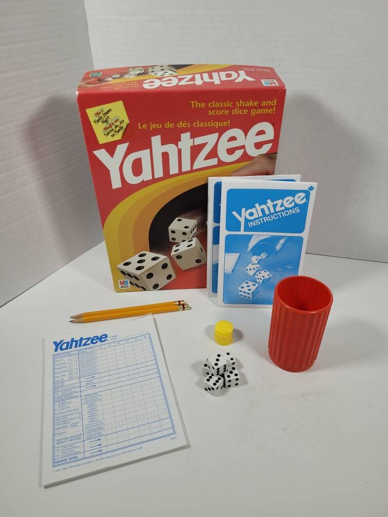 Yahtzee® Personalized Vintage Bookshelf Edition Board Game