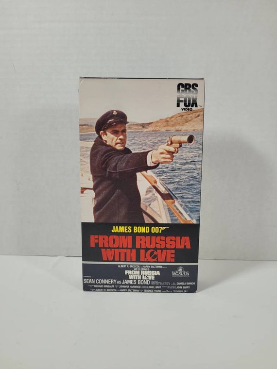 Vintage 1984 James Bond 007 From Russia With Love VHS CBS FOX