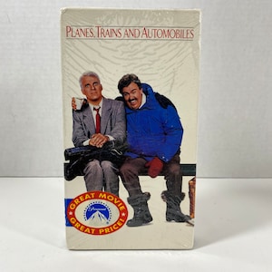 Vintage 1987 Planes, Trains And Automobiles •Sealed• VHS - Starring: John Candy & Steve Martin - Collectible | Rainy Day Movie | Gift Idea