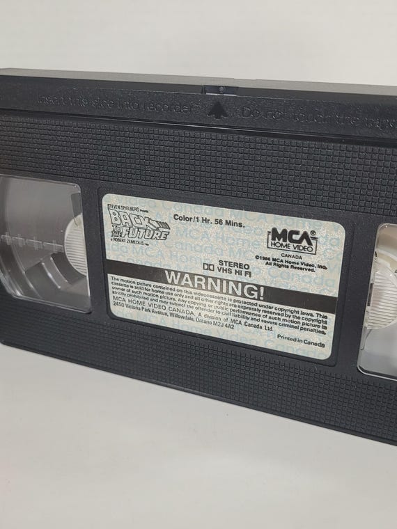 BACK TO THE FUTURE 海外　ビデオテープ VHS ビデオテープ 輸入版 バック・トゥ・ザ・フューチャー Back to the