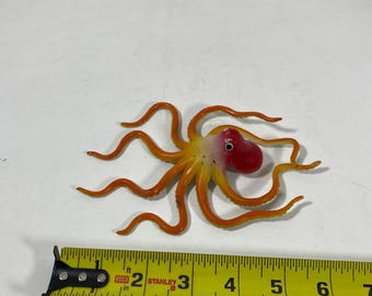 ビンテージドール　ラシュトン　オクトパス　タコ　たこ　レトロ　キッチュ ヴィンテージ タコ 6 インチ おもちゃ 海洋フィギュア - コレクター