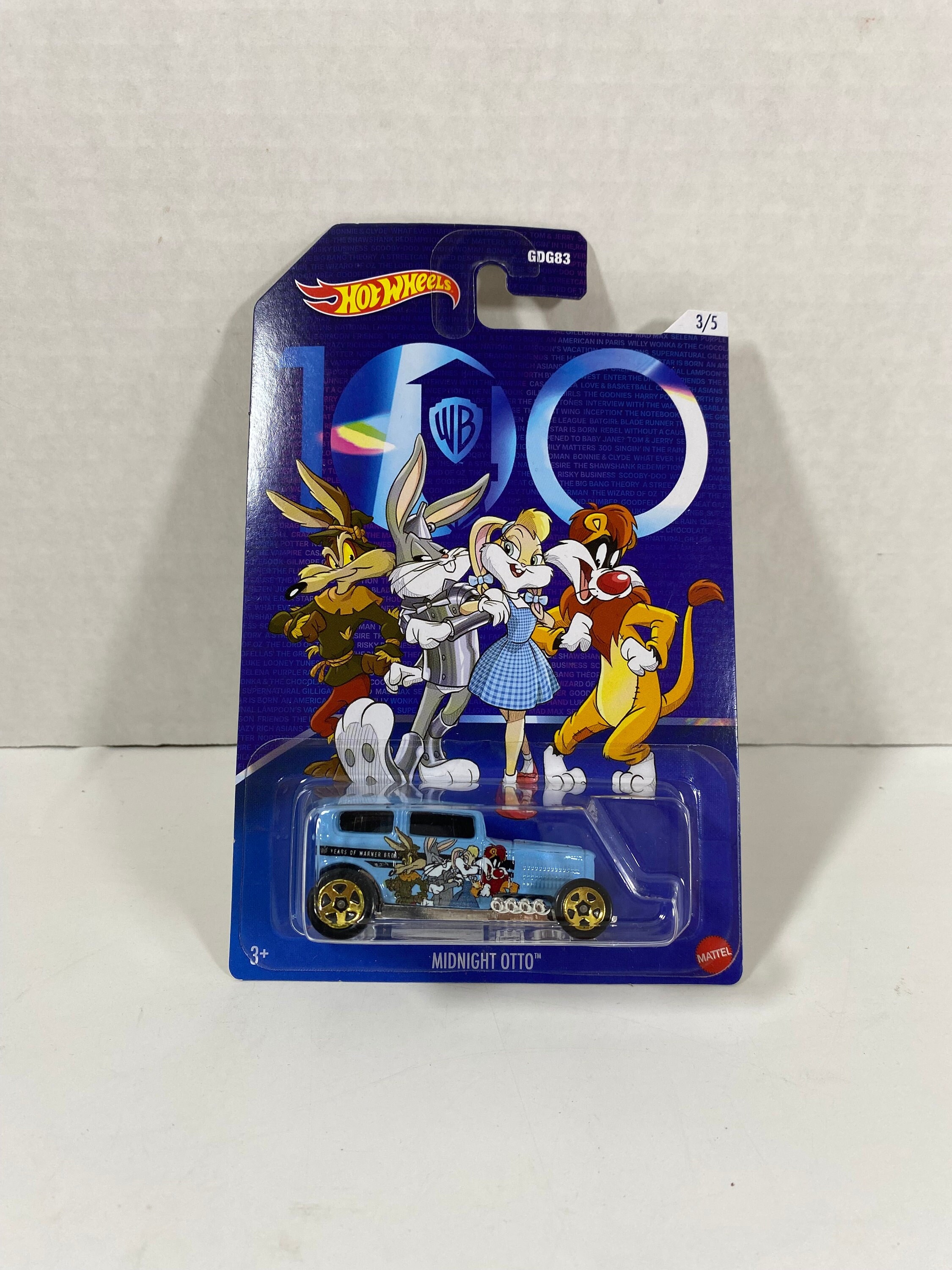 Hot Wheels Warner Bros 100th Anniversary Midnight Otto •sealed