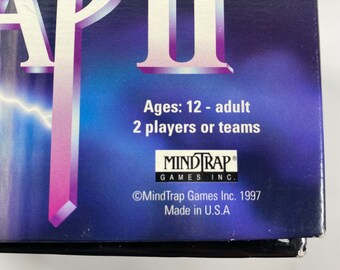 Vintage 1997 Mindtrap II Game: the Challenge Continues