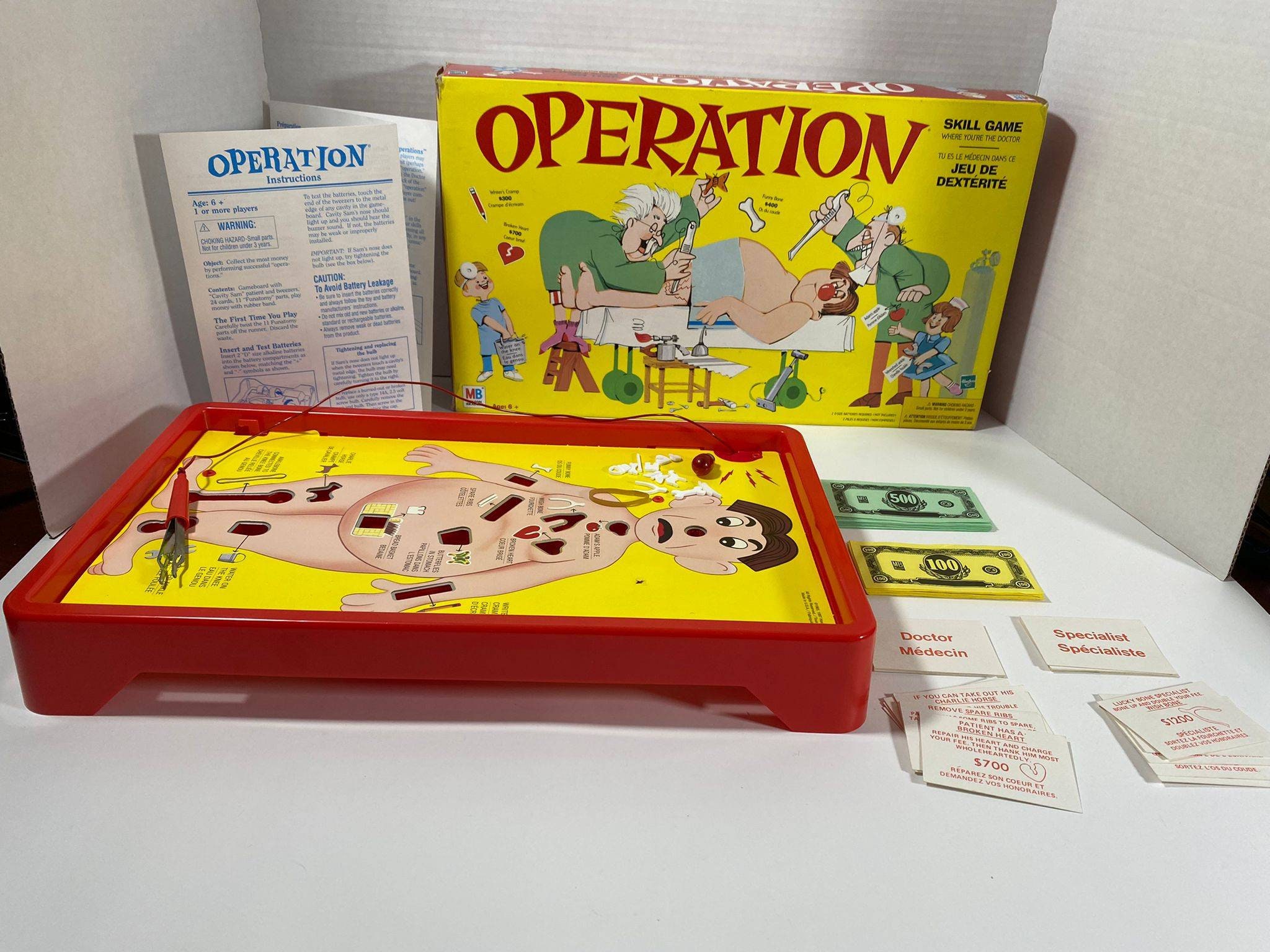 Retro 1997 Operation Skill Game Where You're the Doctor - Etsy