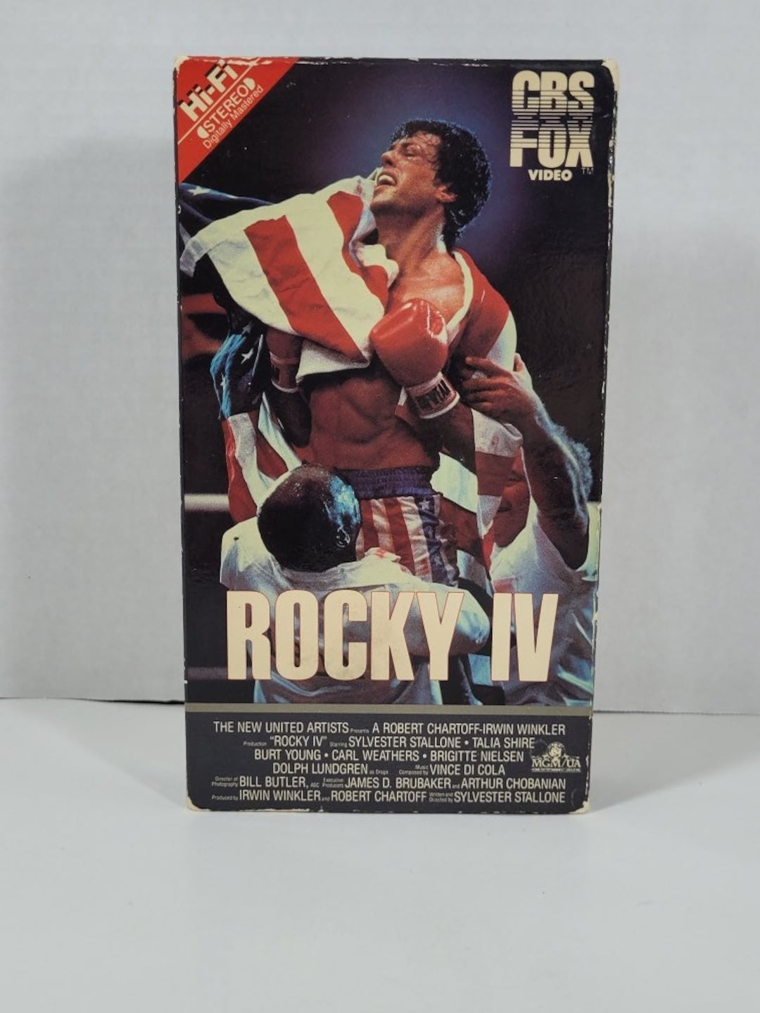 Vintage 1985 Rocky IV CBS Fox Video VHS Starring Sylvester Etsy