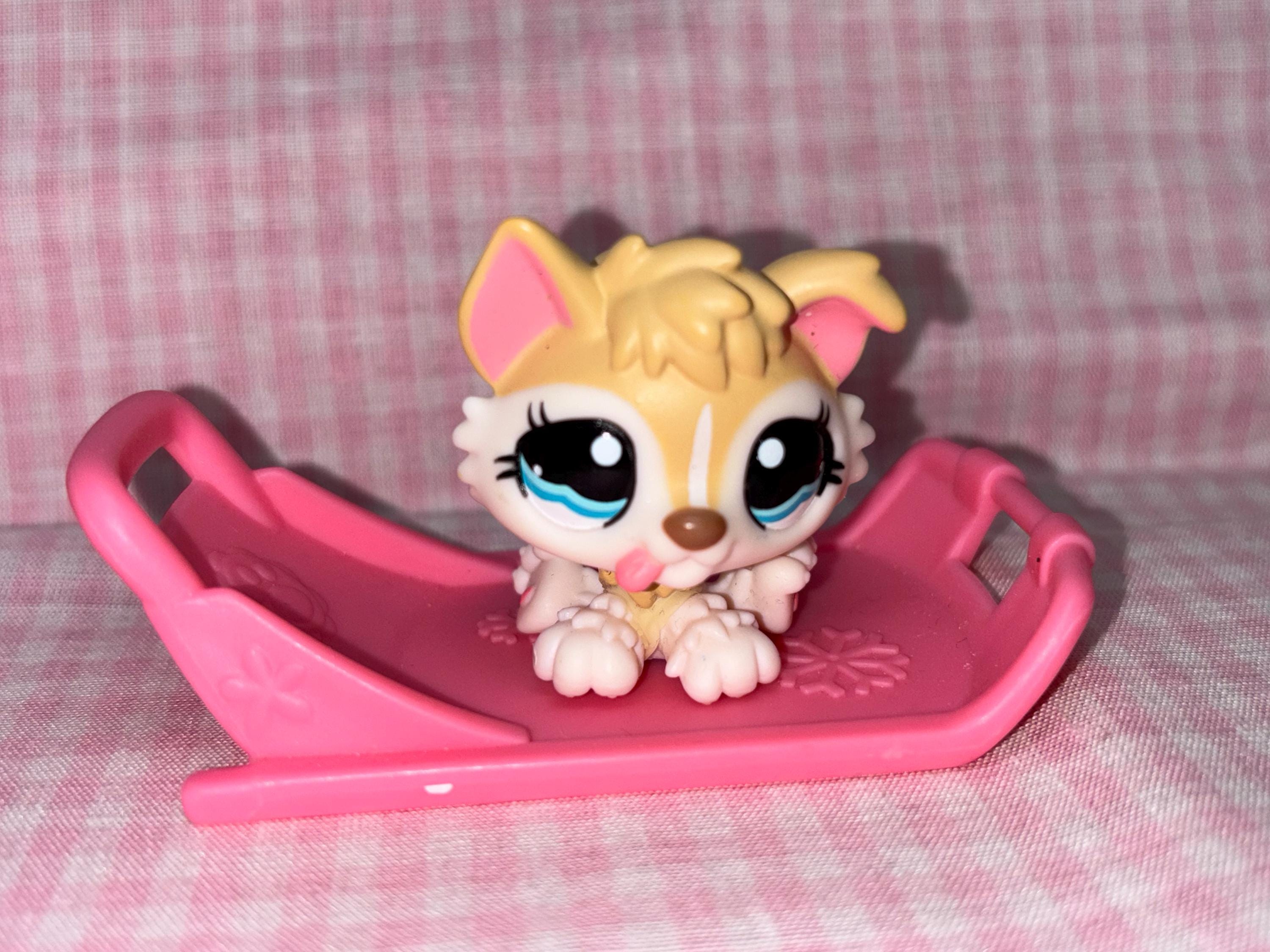 Lot Littlest Pet Shop - Puzzle + Husky Chiot Et Maman - 2036 - Hasbro