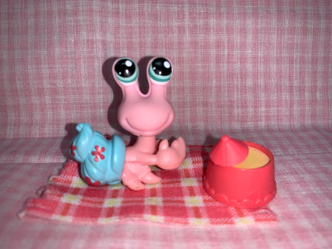 Discontinued Rare LPS Littlest Pet Shop Hermit Crab With Drink Etsy