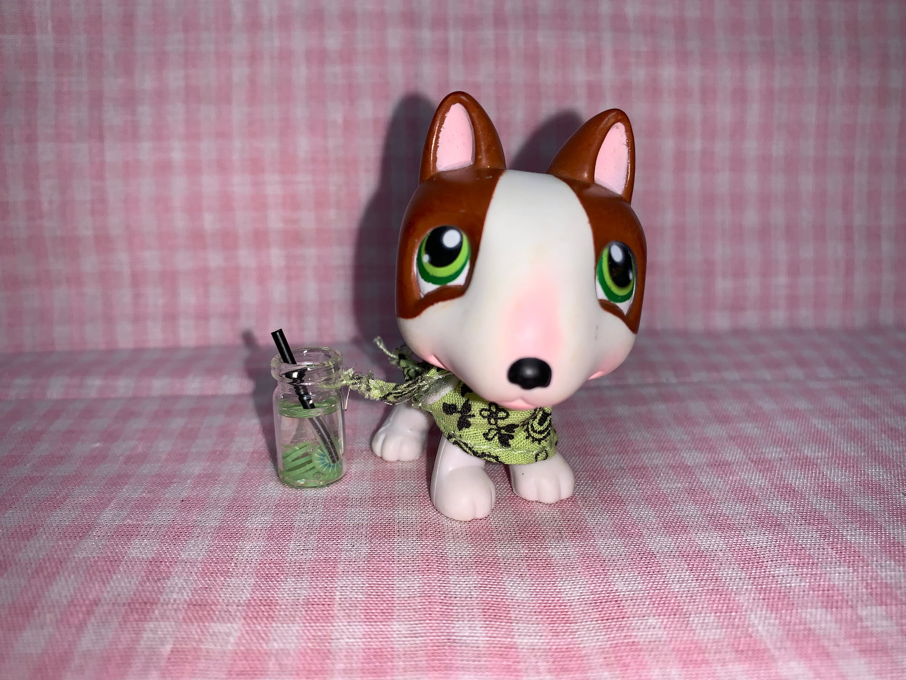 Bull Terrier Lps Bull Discontinuous Rare Toy LPS Littlest Pet Shop