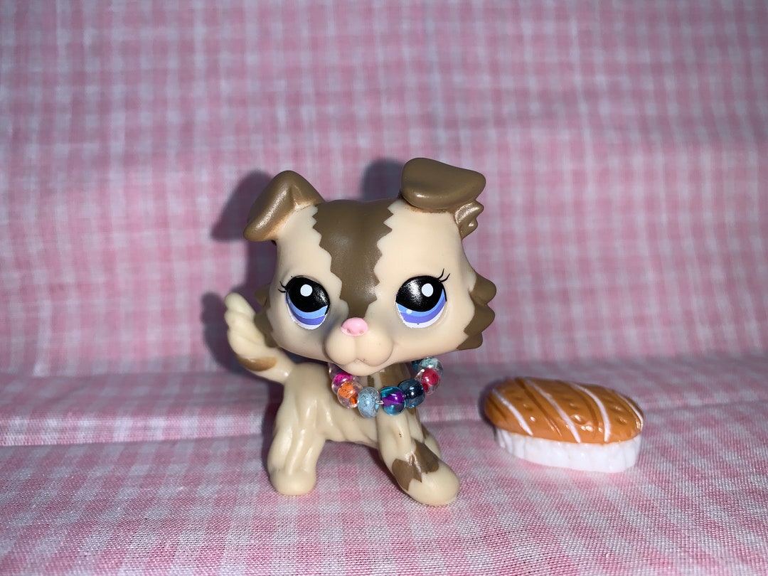 Discontinued Rare LPS Littlest Pet Shop Collie With Handmade Etsy