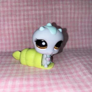 Discontinued Rare LPS Littlest Pet Shop Caterpillar with House (Y)