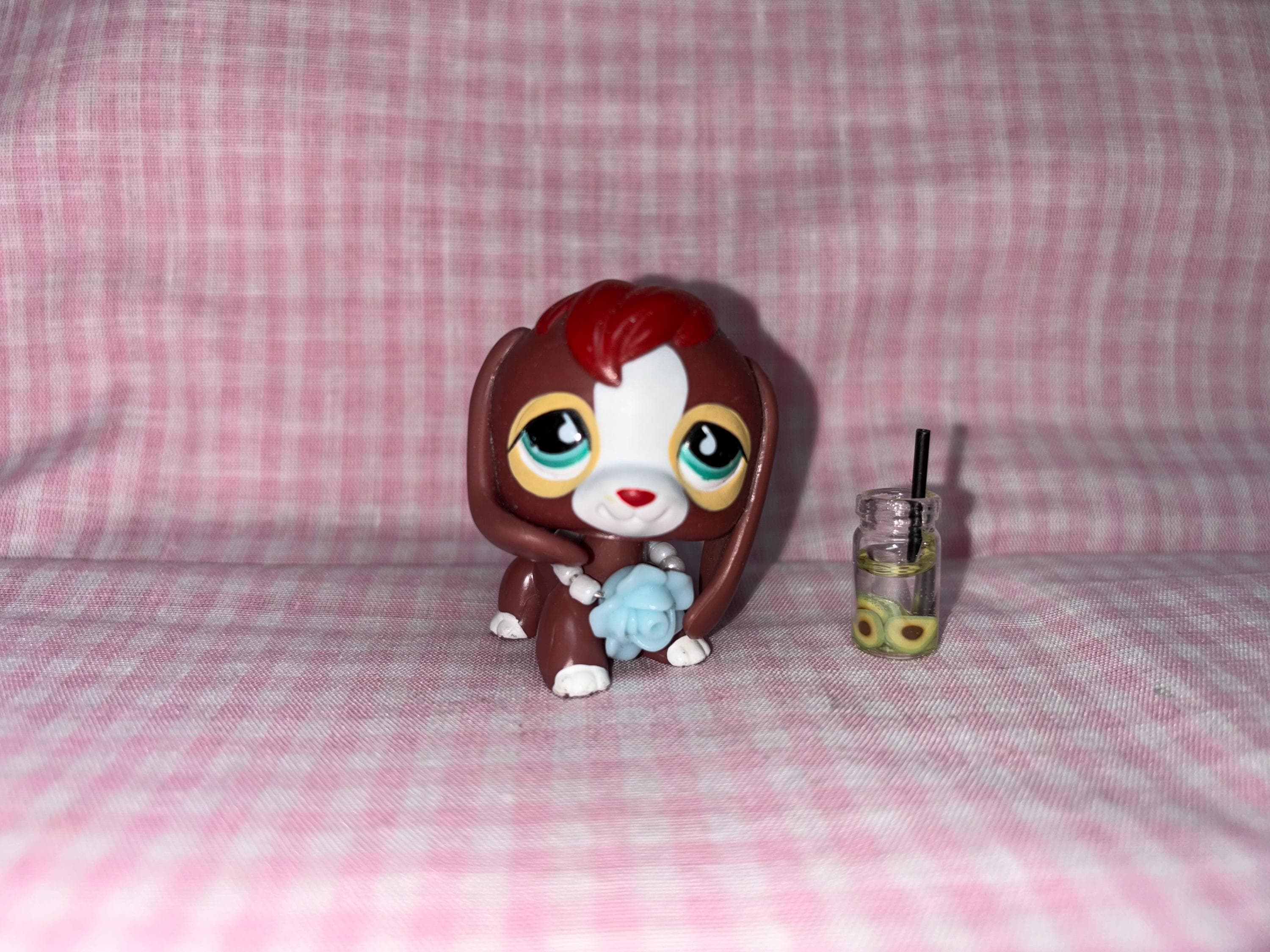 Discontinued Rare LPS Littlest Pet Shop Beagle Dog With Handmade