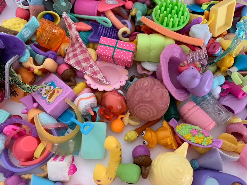 Littlest Pet Shop LPS Lot of 10 Pc Accessories in Gift Bag Etsy