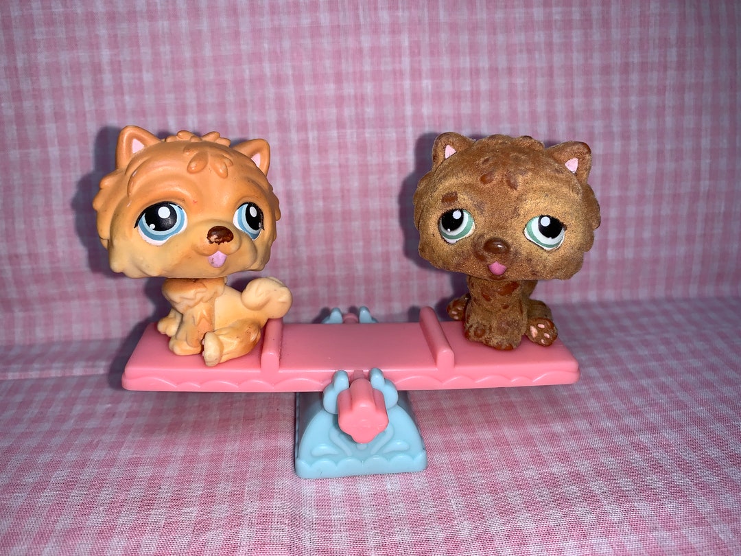 Discontinued Rare LPS Littlest Pet Shop Lot of 2 Chow Chow Etsy