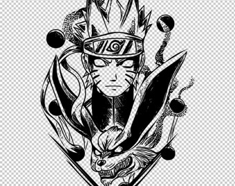 2 anime naruto vectors etsy