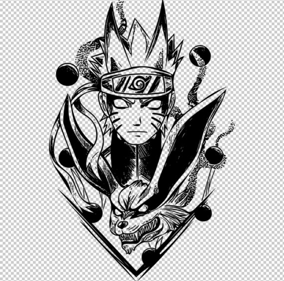 2 anime naruto vectors etsy new zealand