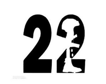 22 a Day Decal - Etsy