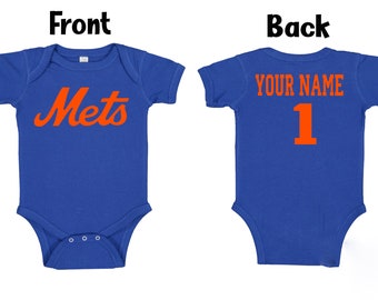 personalized baby mets jersey