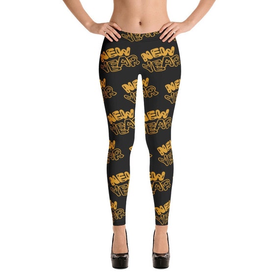 Happy new year leggings hot sale