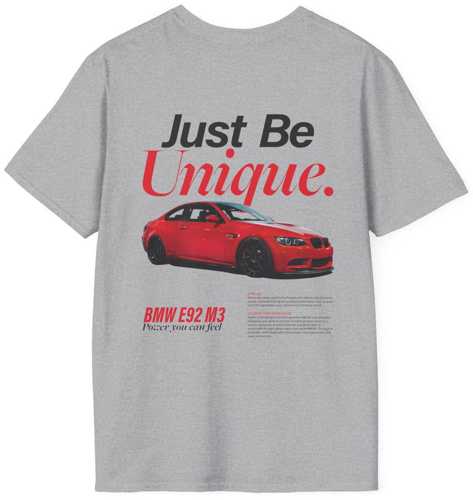 BMW E92 M3 T-shirt, Car Enthusiast Gift, Vintage BMW Shirt, Gifts for ...
