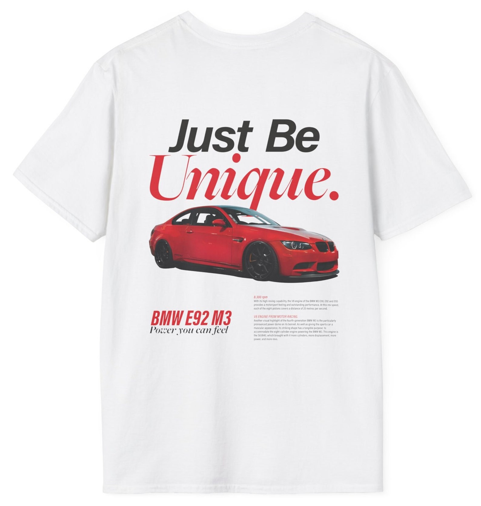 BMW E92 M3 T-shirt, Car Enthusiast Gift, Vintage BMW Shirt, Gifts for ...