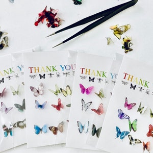 Farfalle singole in miniatura ~ Plastica