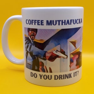 Coffee MF - Pulp Fiction - White 11oz Ceramic Mug  - Great gift idea, Birthdays, Holidays, Collectors item, Unique design, Coffee Cup