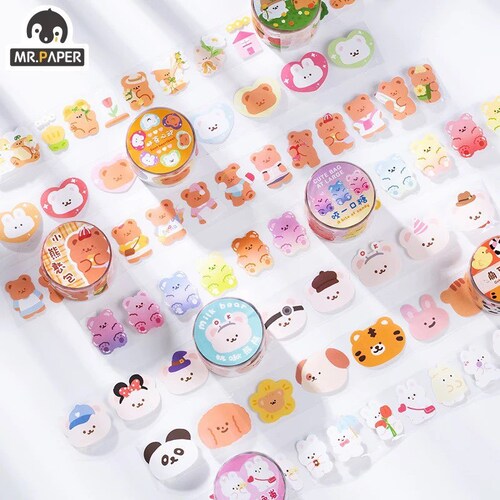 Kawaii Sticker Rolls Etsy