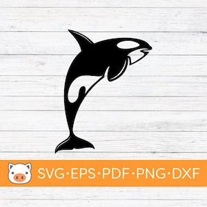 Killerwal SVG digitaler Download Datei, Ozean, Fisch, Marine SVG, Vektor geschnitten Datei, Cricut, Silhouette, Schneidedateien, Aufkleber, T-shirt design