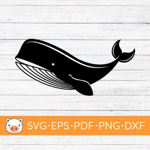 Whale SVG Digital Download file, Ocean, Fish, Marine SVG, Vector Cut File, Cricut, Silhouette, Cutting Files, Decal, T-shirt design, Sticker
