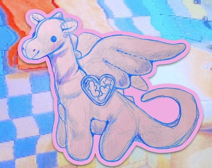 5 inch dreamy dragon sticker