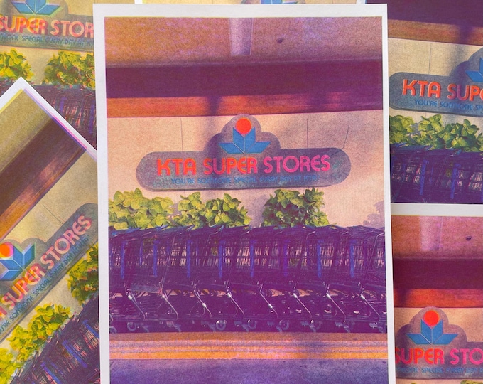 someone special 8.5"x11" risograph art print