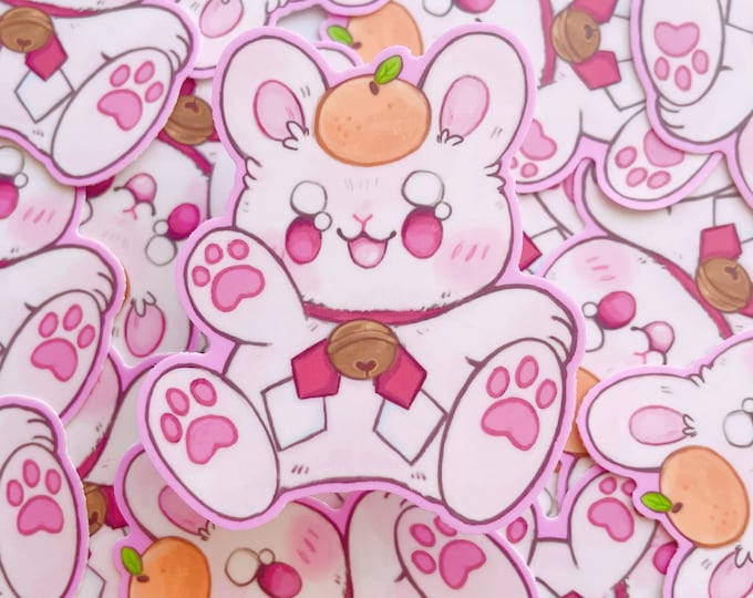 kagami mochi bunny stickers