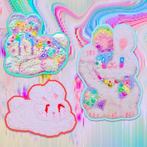 soft bunny stickers