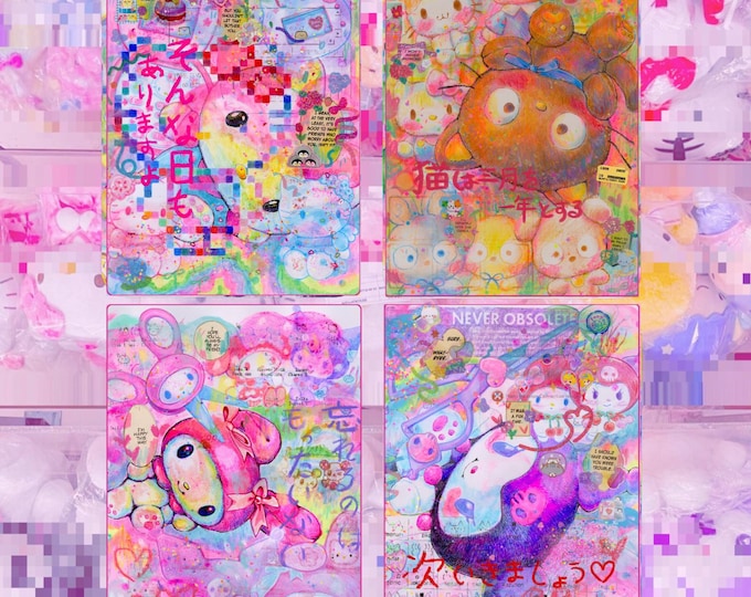 saccharine sticker set