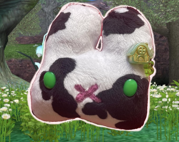 moo moo plush bunny charm