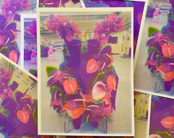 imperfect halo 8.5"x11" risograph art print