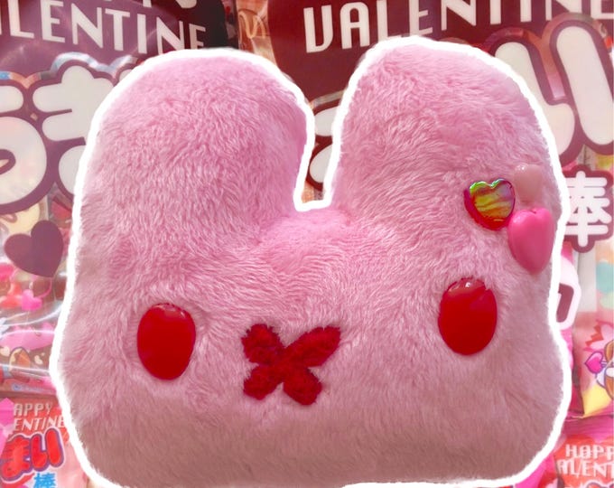 lovely hearts bunny plush charm