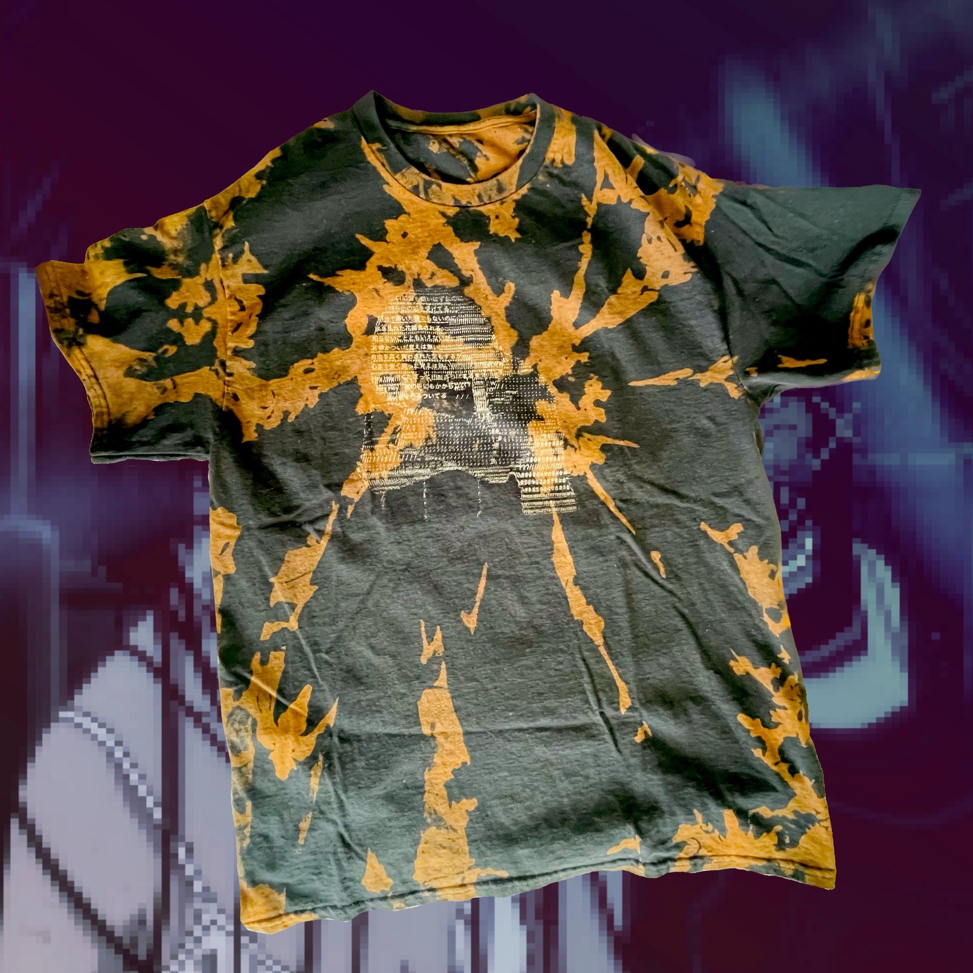 reverse tie dye shirts