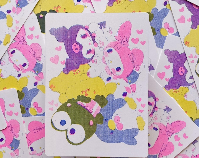 plush pile riso print