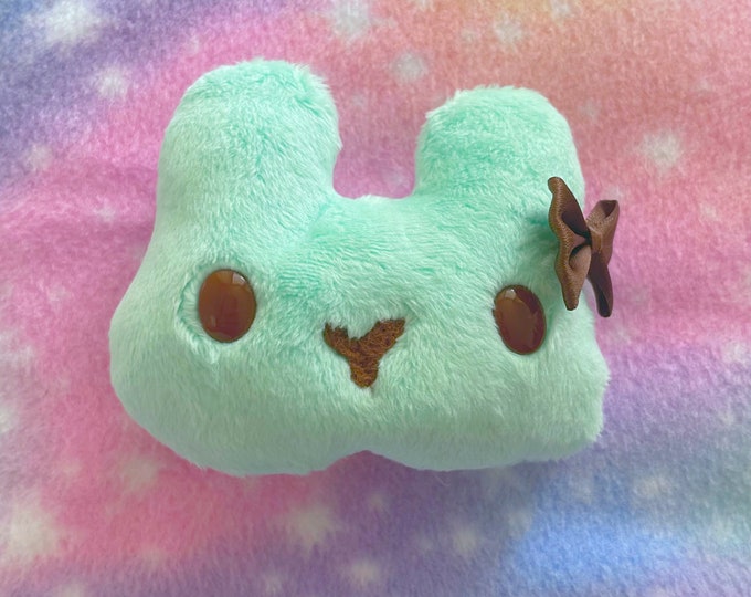 mint choco chip bunny charm