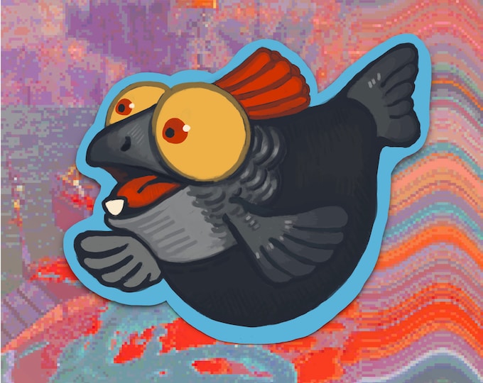 fish buddy sticker