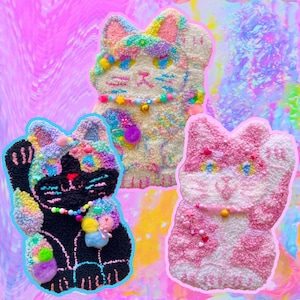 Stickers chat porte-bonheur