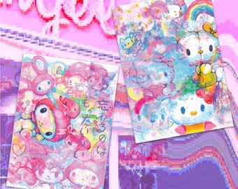 chaotic art print set