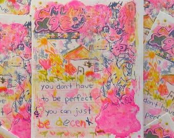 good enough 8.5"x11" risograph art prints