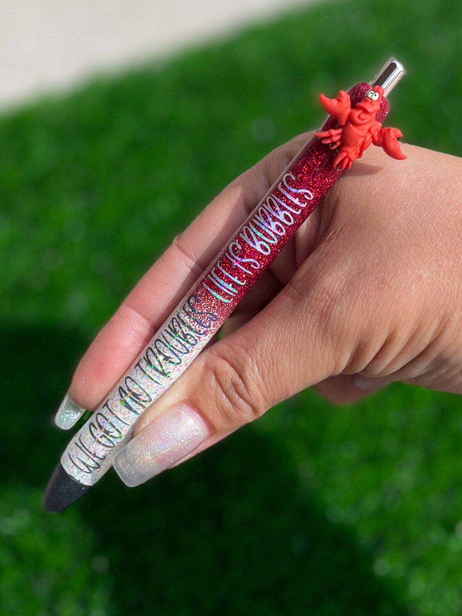 Little Mermaid Inspired Princess Pen Set Ariel Pen Mermaid Etsy