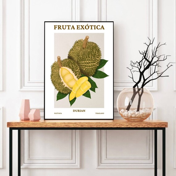 Exotic Fruit Wall Art Fruit Print Fruit Market Prints Etsy
