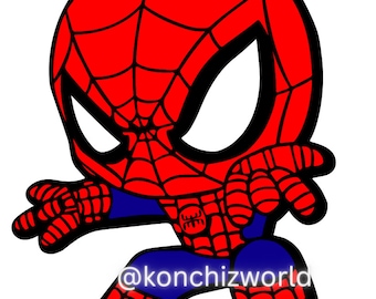Baby Spiderman SVG File